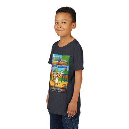 Potz™ Youth Short Sleeve Tee – "My ADHD Means Always Dreaming, Highly Determined" Graphic Tee | Smile Universe Collection