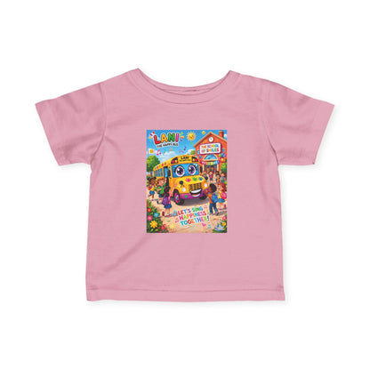 Lani™ Infant Fine Jersey Tee – "Let's Sing Happiness Together!" Graphic