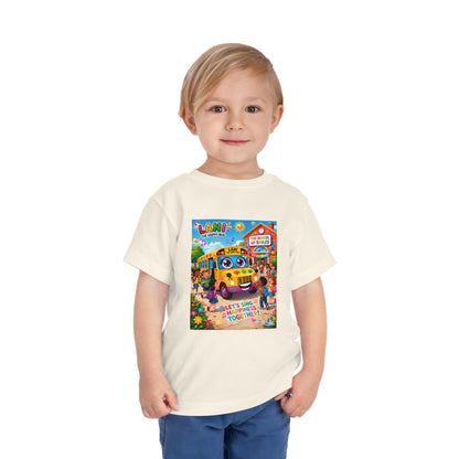 Lani™ Toddler Short Sleeve Tee – "Let's Sing Happiness Together!" Graphic