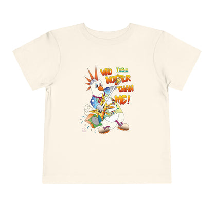 TuBz™ Rockstar Kids T-Shirt - "Who Hotter Than Me!" Graphic Tee | Smile Universe TuBz4Kidz Collection