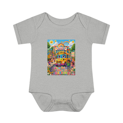 Lani™ Infant Baby Rib Bodysuit – "Where Being Different is CELEBRATED!" Graphic