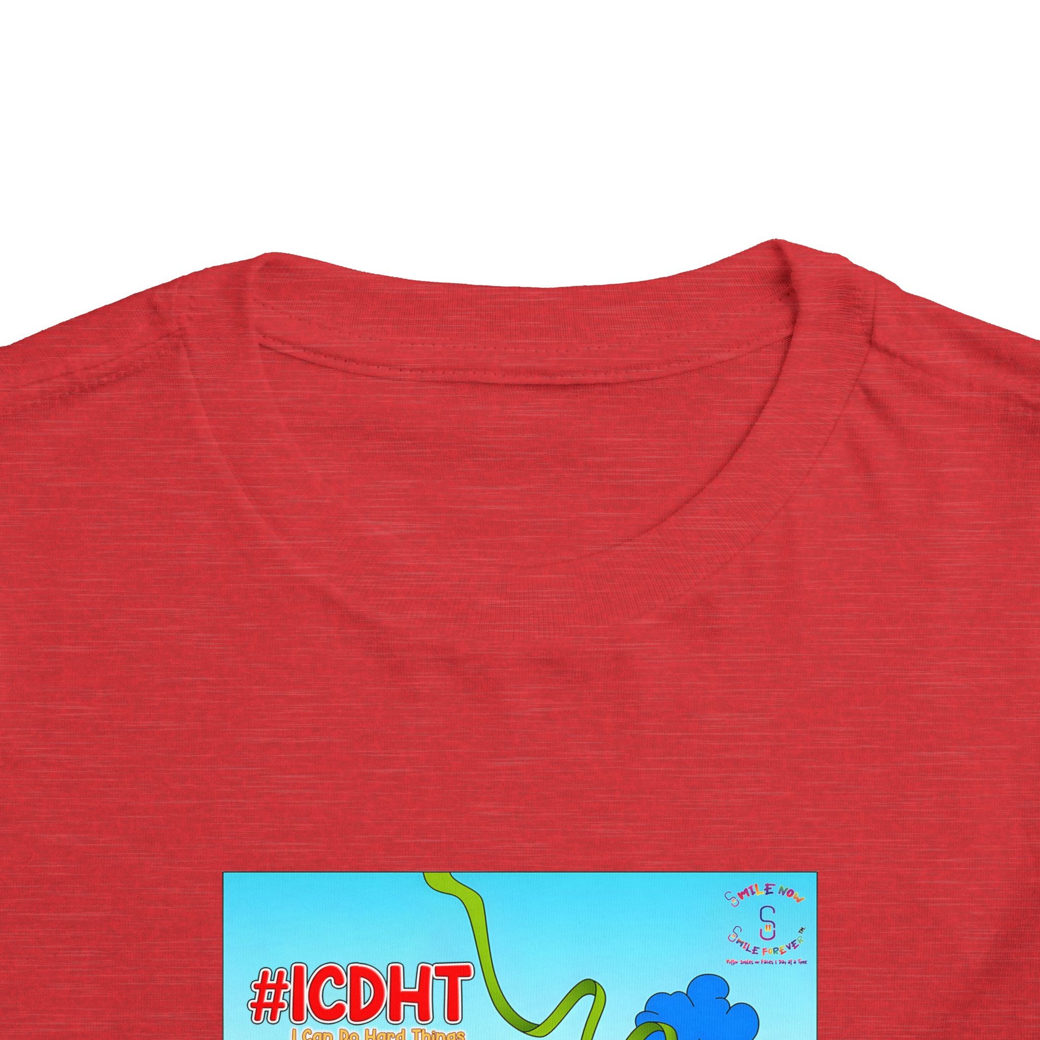 TuBz™ "I Can Do Hard Things" Toddler T-Shirt | Toddler Short Sleeve Tee  - Positive Kids Graphic Tee