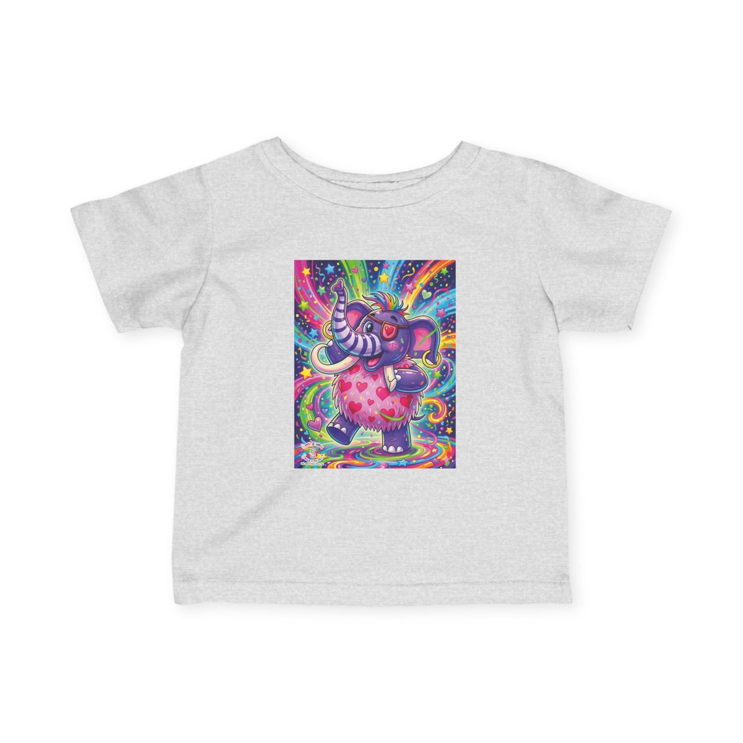Piklez™ Infant Fine Jersey Tee – "Born to Celebrate!" Graphic Shirt | Smile Universe Collection