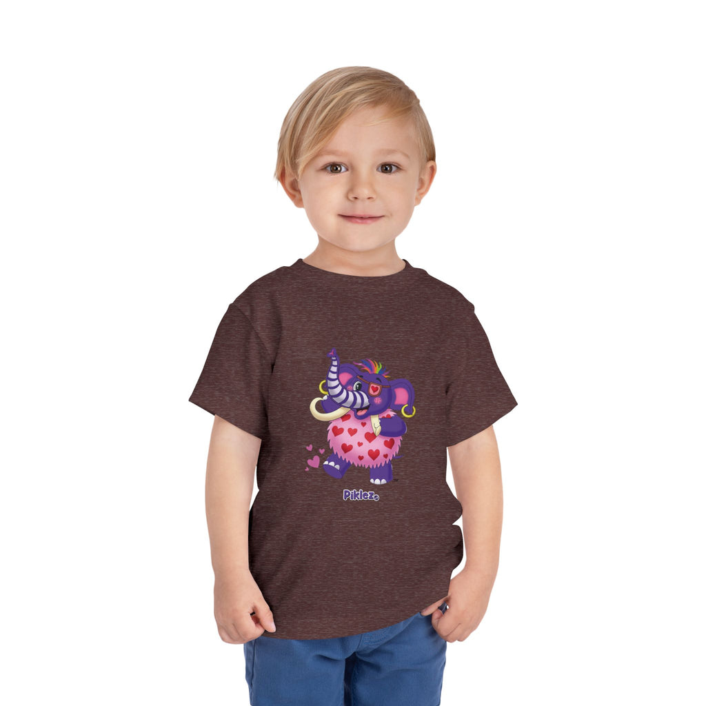 Piklez™ Toddler Short Sleeve Tee – "Full of Love!" Graphic Shirt | Smile Universe Collection