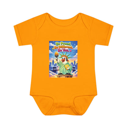 TuBz™ "Be Proud. Be Different. Be You." Infant Bodysuit - Inspirational Baby Onesie