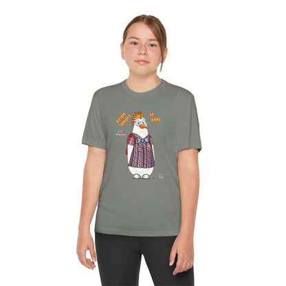 TuBz™ "Being Smart Iz Kool" Youth Competitor T- Shirt - Character Dress-Up Graphic Tee