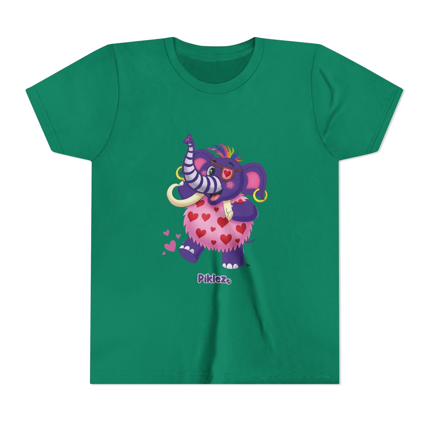 Piklez™ Youth Short Sleeve Tee – "Full of Love!" Graphic Shirt | Smile Universe Collection