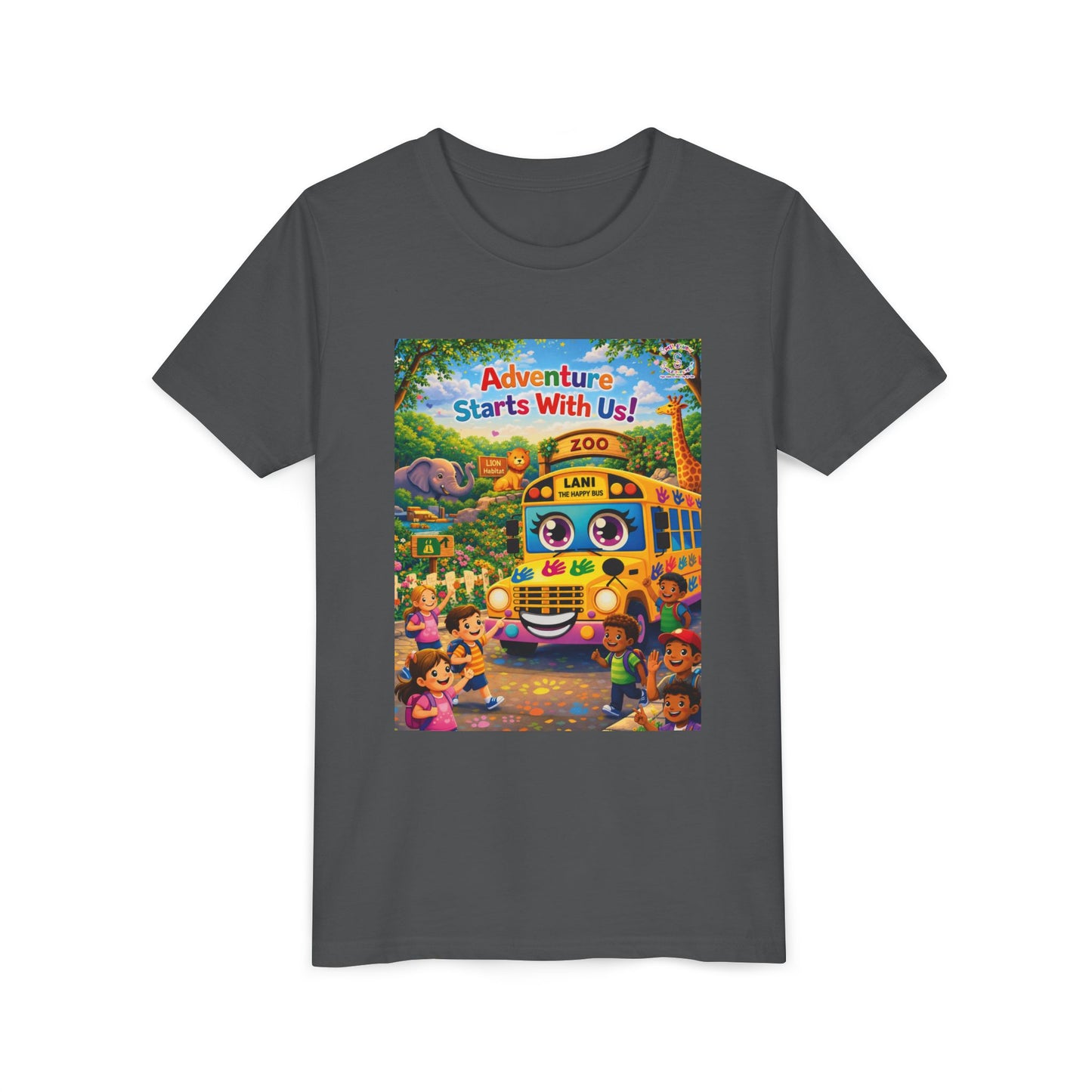Lani™ Youth Short Sleeve Tee – "Adventure Starts With Us!" Graphic