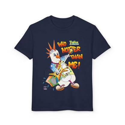 TuBz™ Rockstar Kids T-Shirt - "Who Hotter Than Me!" Graphic Tee | Smile Universe TuBz4Kidz Collection