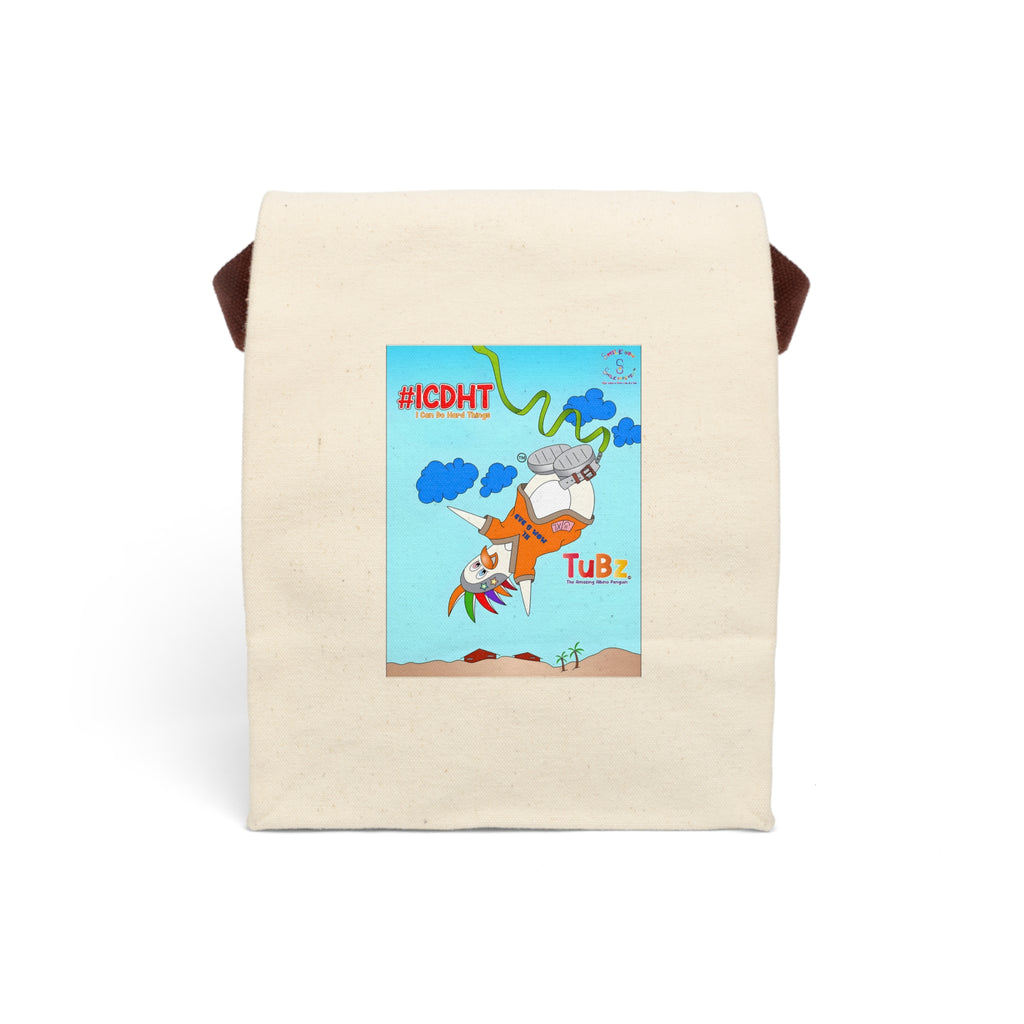 TuBz™ "I Can Do Hard Things" Kids Lunch Bag - Canvas School Tote | TuBz4Kidz