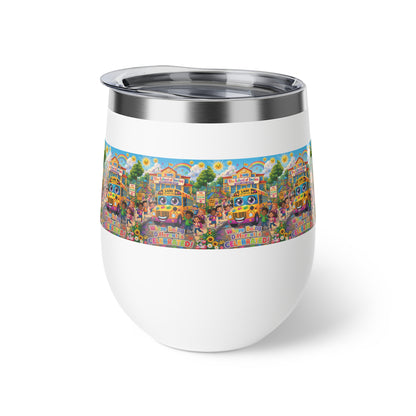 Lani™ 12oz Copper Vacuum Insulated Cup – "Where Being Different is CELEBRATED!" Graphic