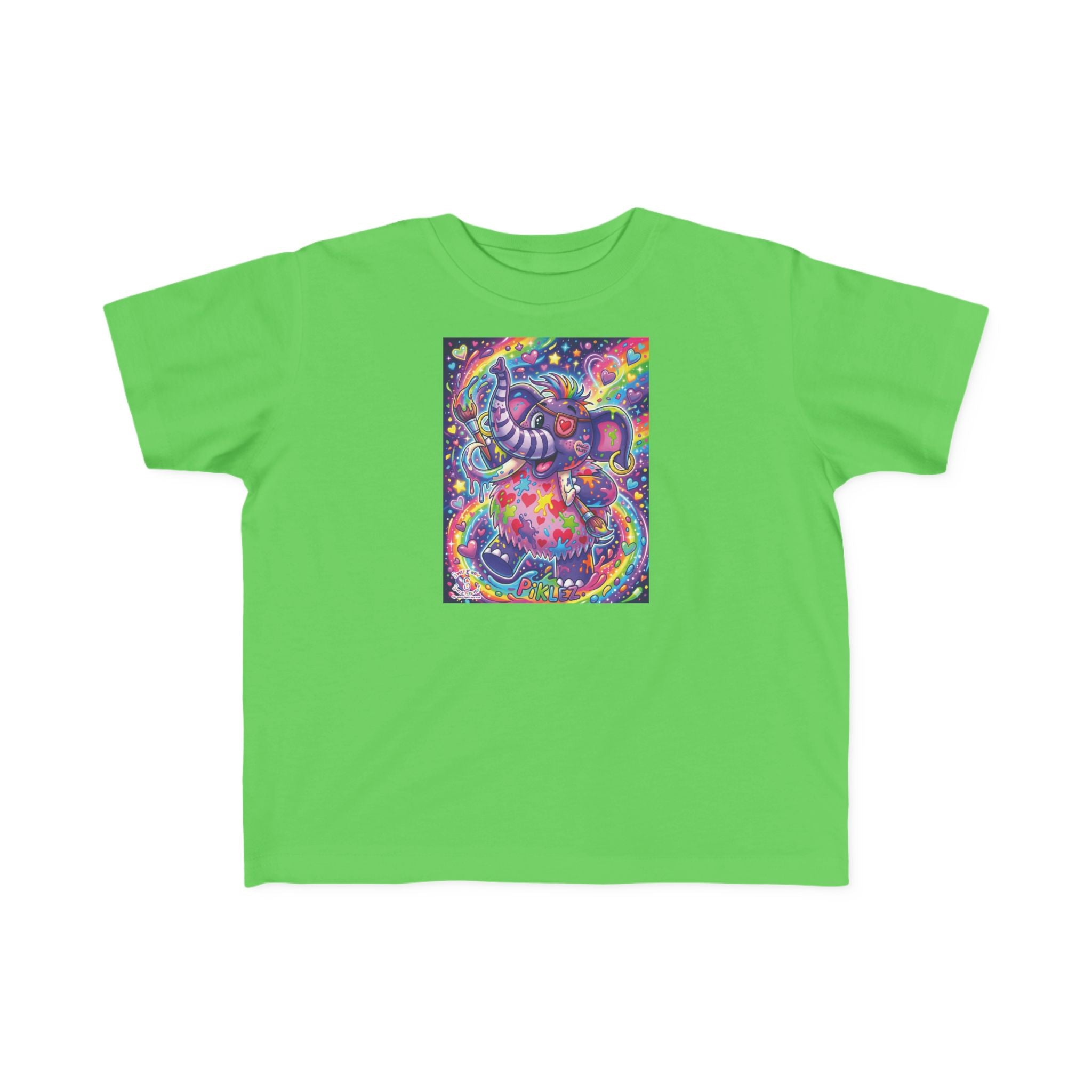 Piklez™ Kids Heavy Cotton™ Tee – "Magic Paint!" Graphic Shirt | Smile Universe Collection