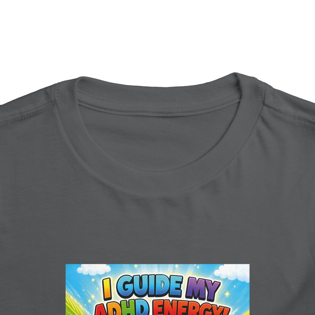 Potz™ Toddler Short Sleeve Tee – "I Guide My ADHD Energy!" Graphic Tee | Smile Universe Collection