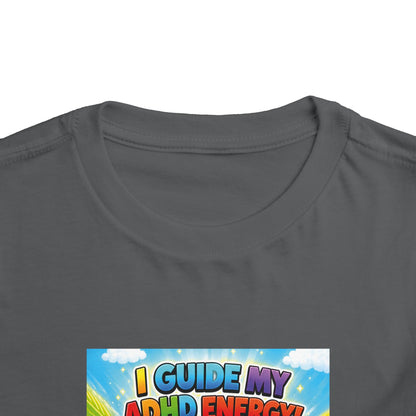 Potz™ Toddler Short Sleeve Tee – "I Guide My ADHD Energy!" Graphic Tee | Smile Universe Collection