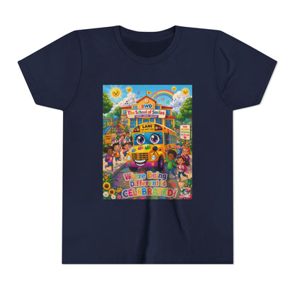 Lani™ Youth Short Sleeve Tee – "Where Being Different is CELEBRATED!" Graphic Shirt