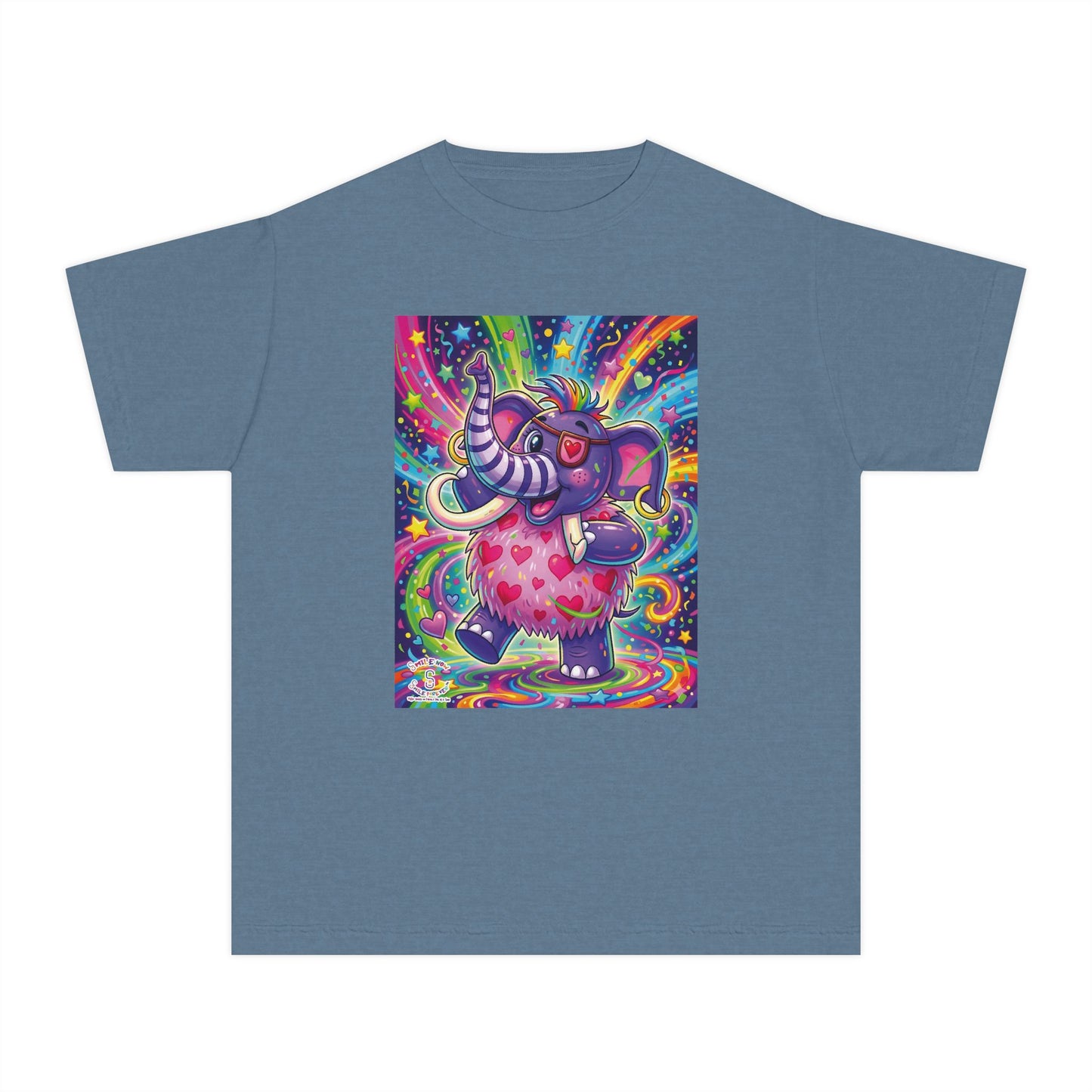 Piklez™ Youth Midweight Tee – "Born to Celebrate!" Graphic Shirt | Smile Universe Collection