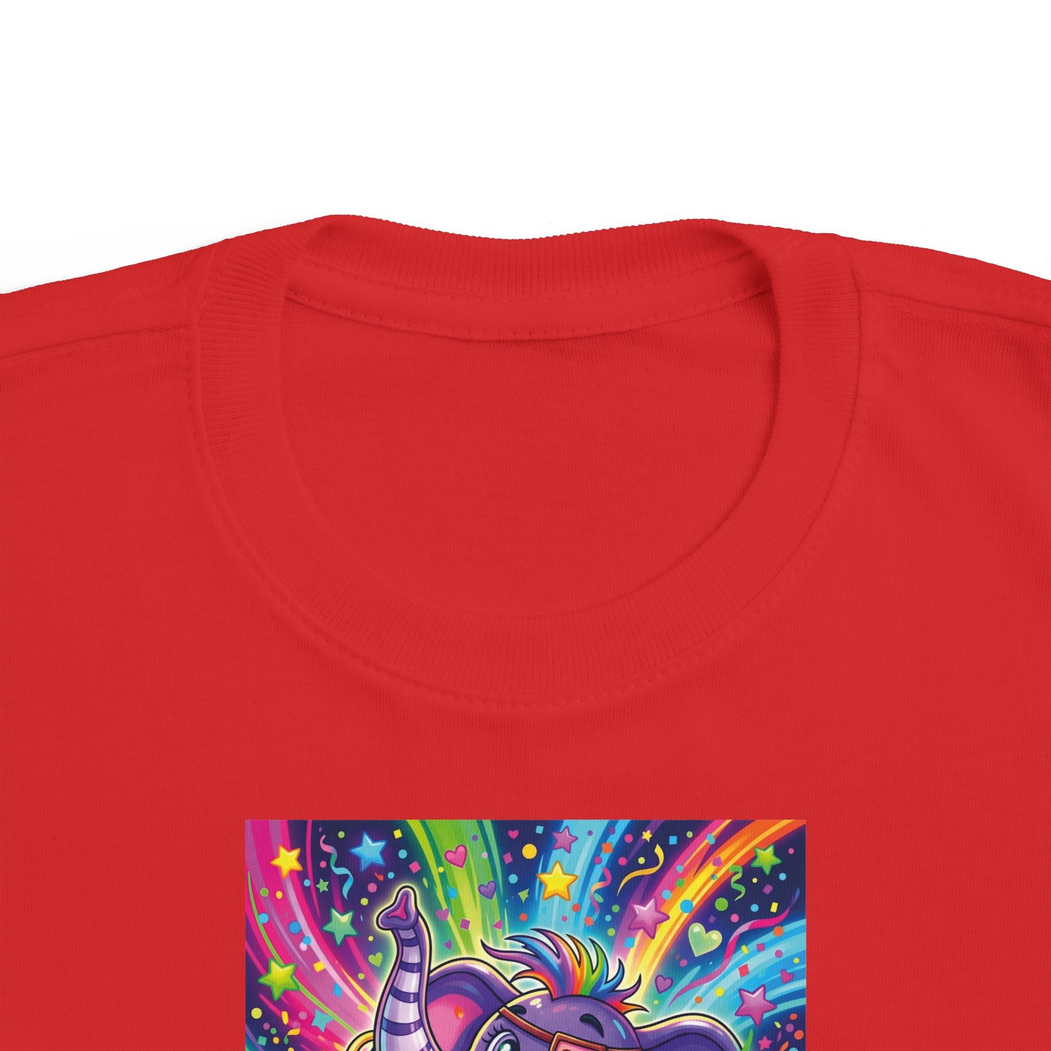Piklez™ Toddler's Fine Jersey Tee – "Born to Celebrate!" Graphic Shirt | Smile Universe Collection