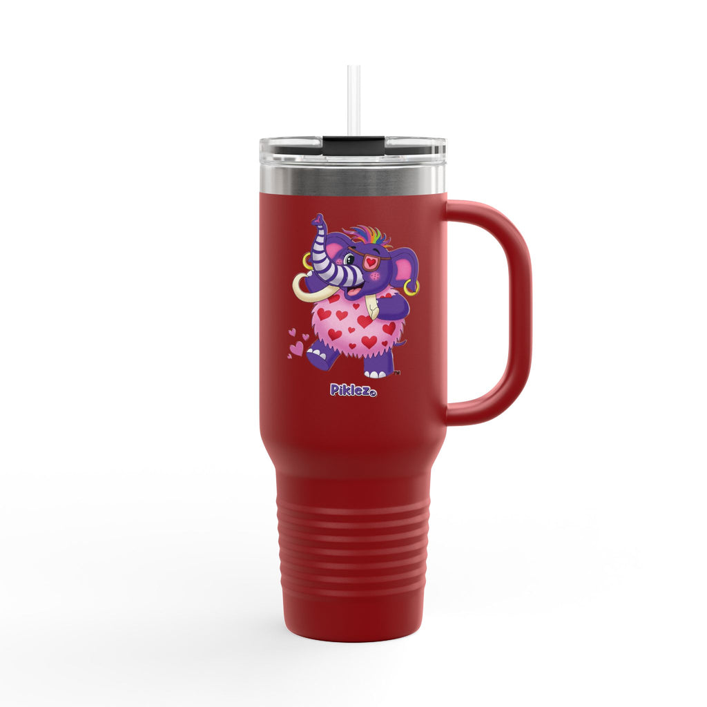 Piklez™ 40oz Insulated Travel Mug – "Full of Love!" Graphic | Smile Universe Collection