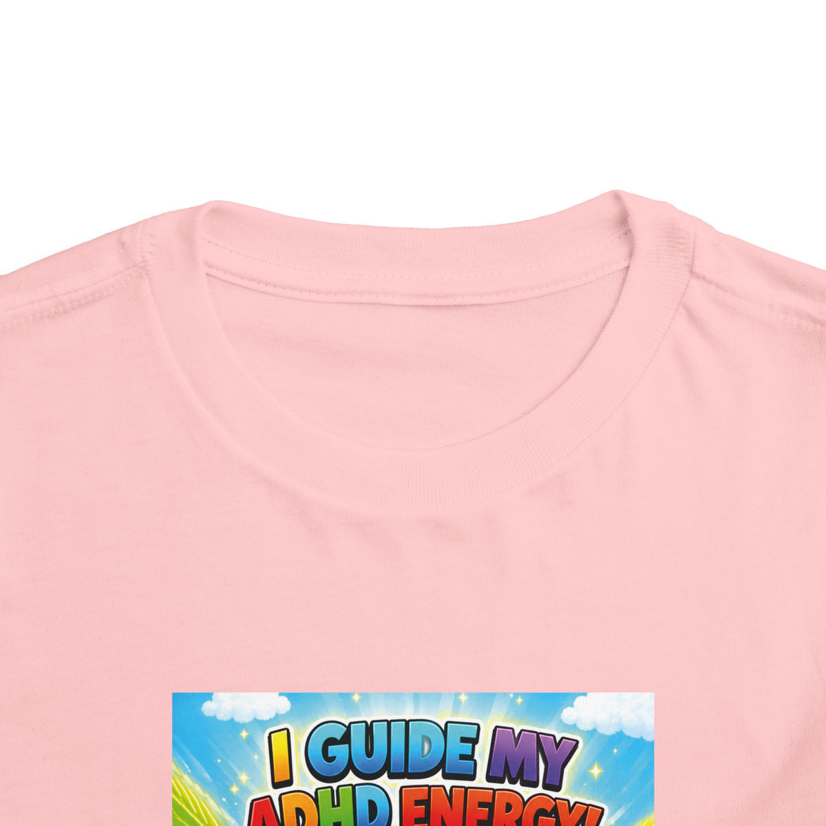 Potz™ Toddler Short Sleeve Tee – "I Guide My ADHD Energy!" Graphic Tee | Smile Universe Collection