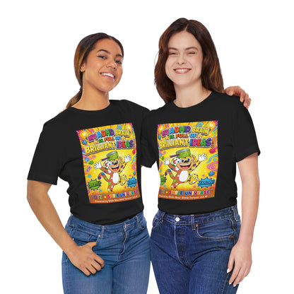 Potz™ Unisex Jersey Short Sleeve Tee – "My ADHD Brain is Full of Brilliant Ideas!" Graphic Tee | Smile Universe Collection