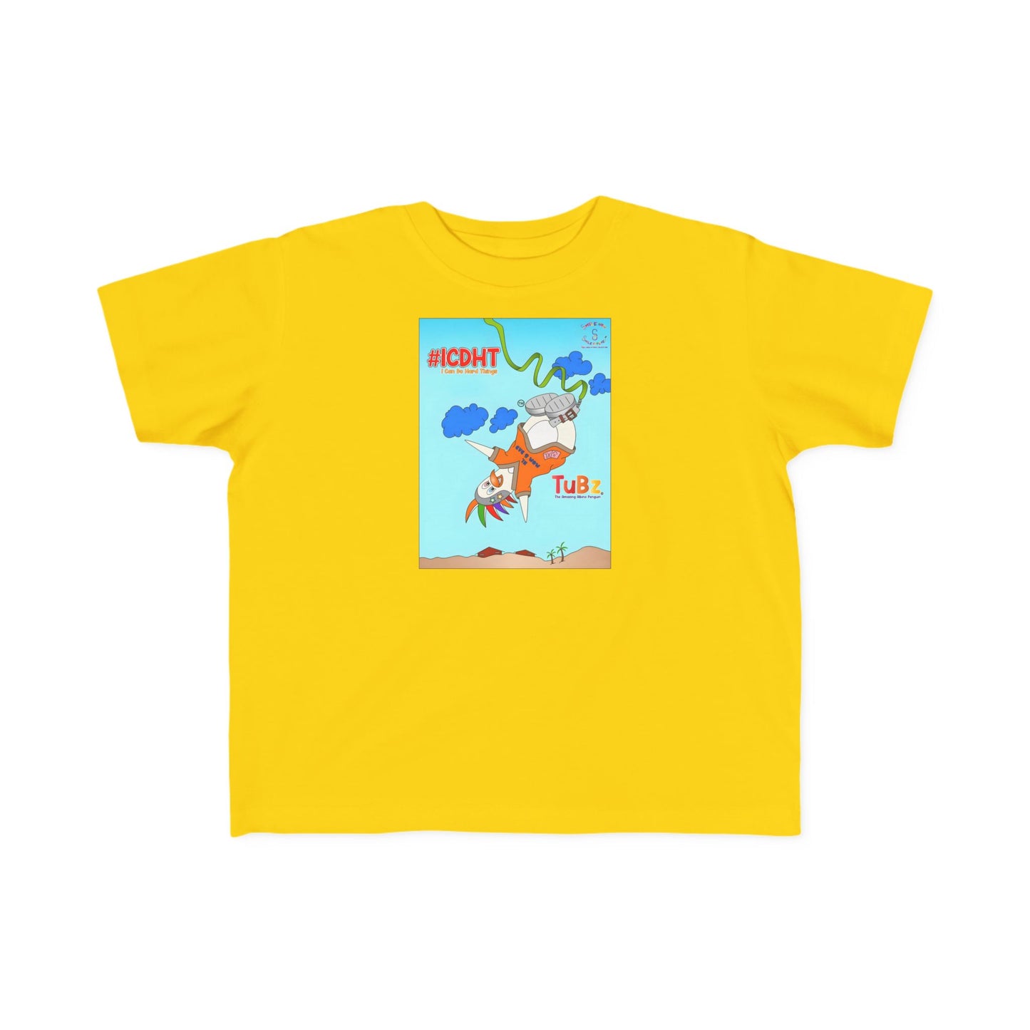 TuBz™ "I Can Do Hard Things" Toddler T-Shirt | Toddler's Fine Jersey Tee  - Positive Kids Graphic Tee