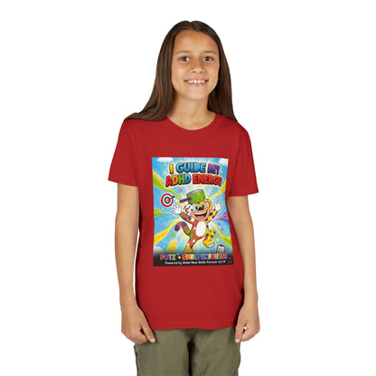 Potz™ Youth Short Sleeve Tee – "I Guide My ADHD Energy!" Graphic Tee | Smile Universe Collection