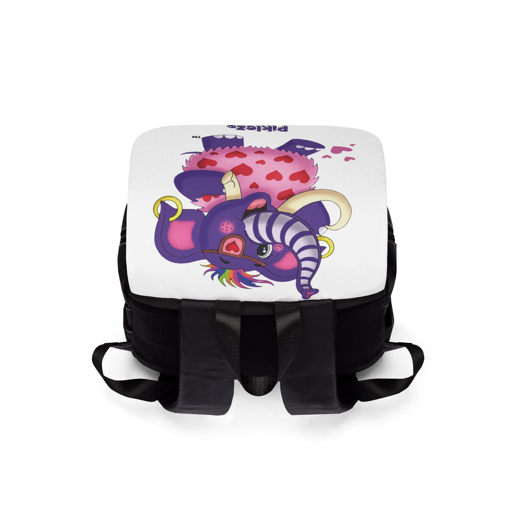 Piklez™ Unisex Casual Shoulder Backpack – "Full of Love!" Graphic | Smile Universe Collection