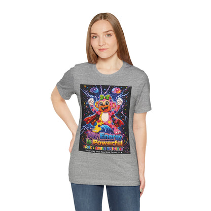Panz™ Unisex Jersey Short Sleeve Tee For Adult– "My Energy is Powerful" Graphic Tee | Smile Universe Collection