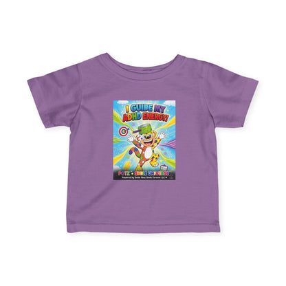 Potz™ Infant Fine Jersey Tee – "I Guide My ADHD Energy!" Graphic Tee | Smile Universe Collection
