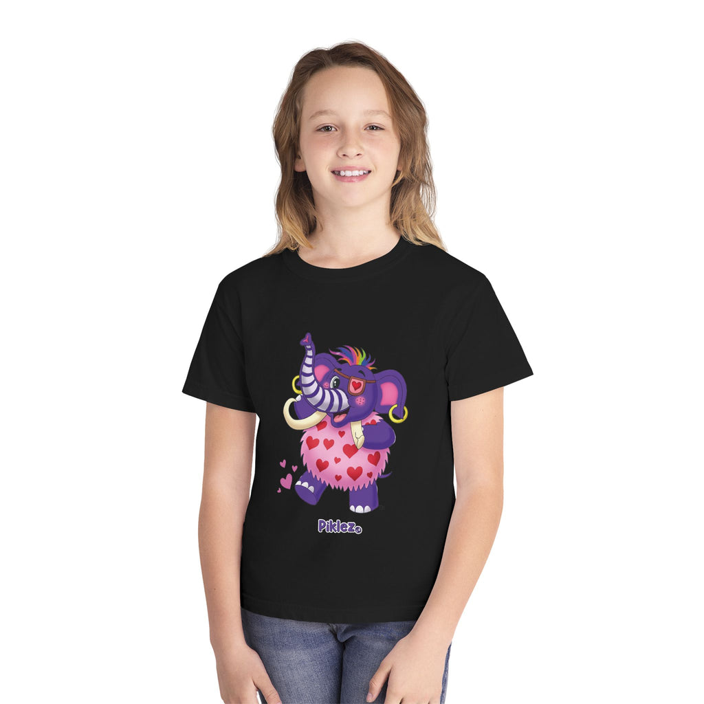 Piklez™ Youth Midweight Tee – "Full of Love!" Graphic Shirt | Smile Universe Collection