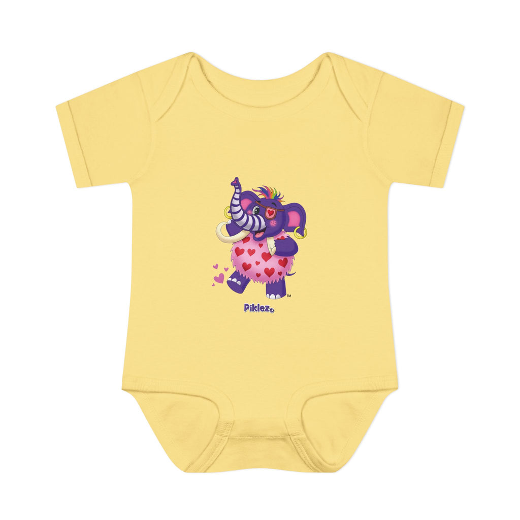Piklez™ Infant Baby Rib Bodysuit – "Full of Love!" Graphic | Smile Universe Collection