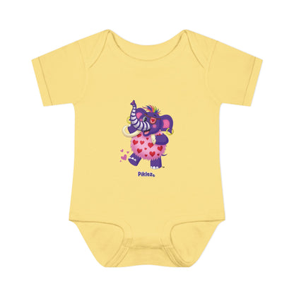 Piklez™ Infant Baby Rib Bodysuit – "Full of Love!" Graphic | Smile Universe Collection