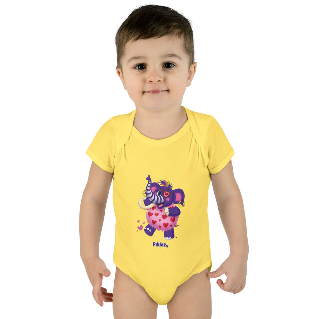 Piklez™ Infant Baby Rib Bodysuit – "Full of Love!" Graphic | Smile Universe Collection