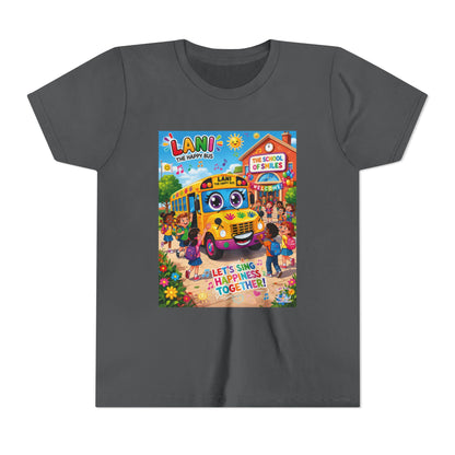 Lani™ Youth Short Sleeve Tee – "Let's Sing Happiness Together!" Graphic