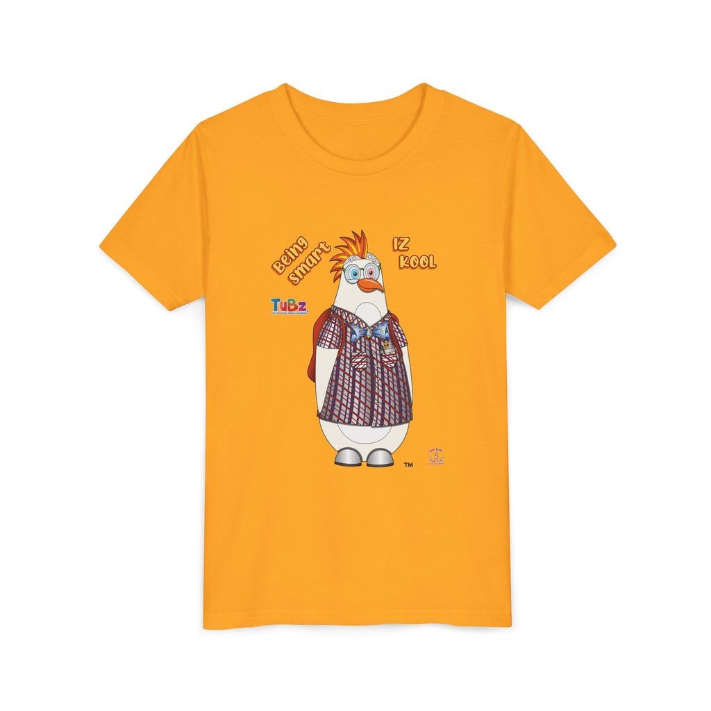 TuBz™ "Being Smart Iz Kool" Youth Graphic T-Shirt - Educational Kids Tee | TuBz4Kidz