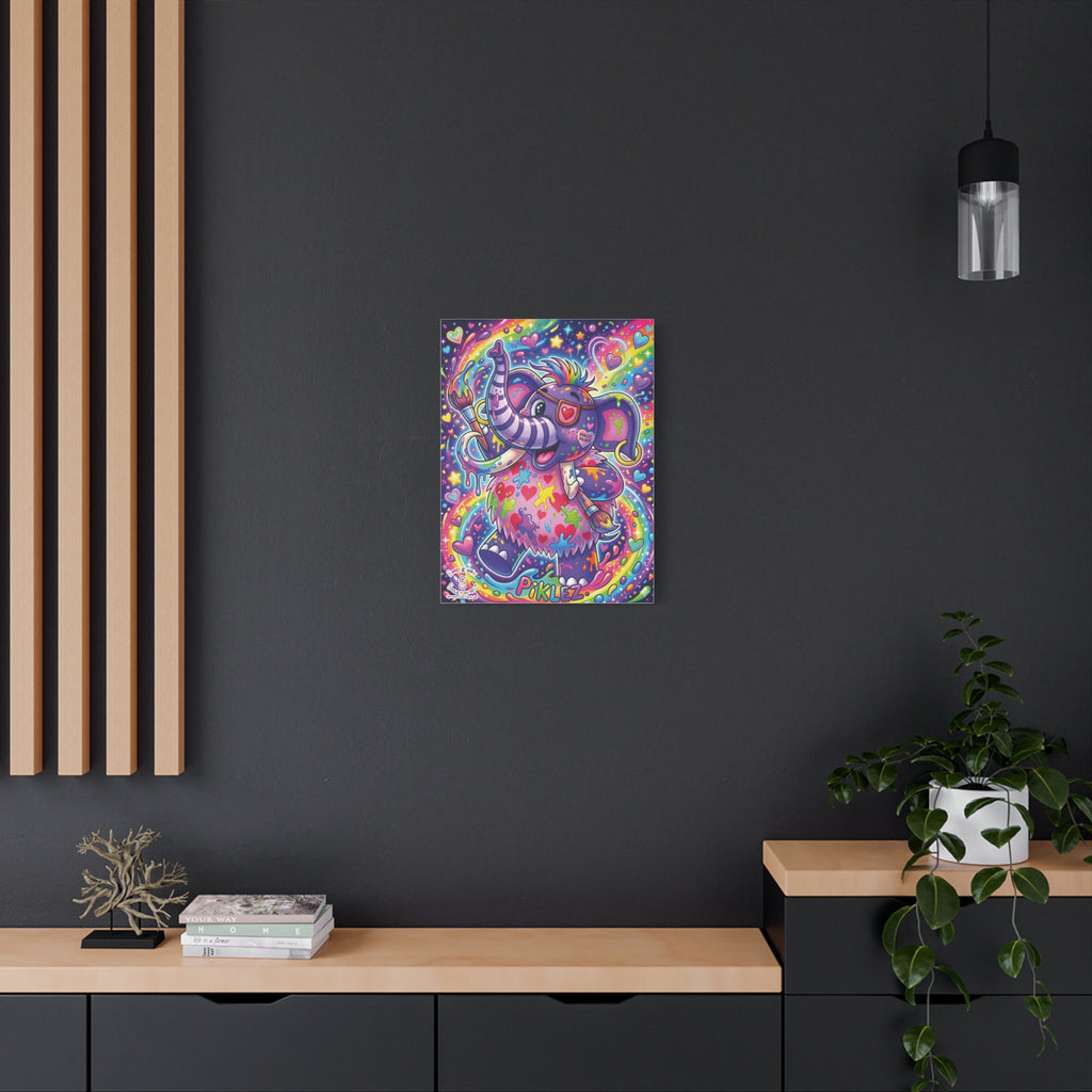 Piklez™ Matte Canvas, Stretched 1.25" – "Magic Paint!" Graphic Wall Art | Smile Universe Collection