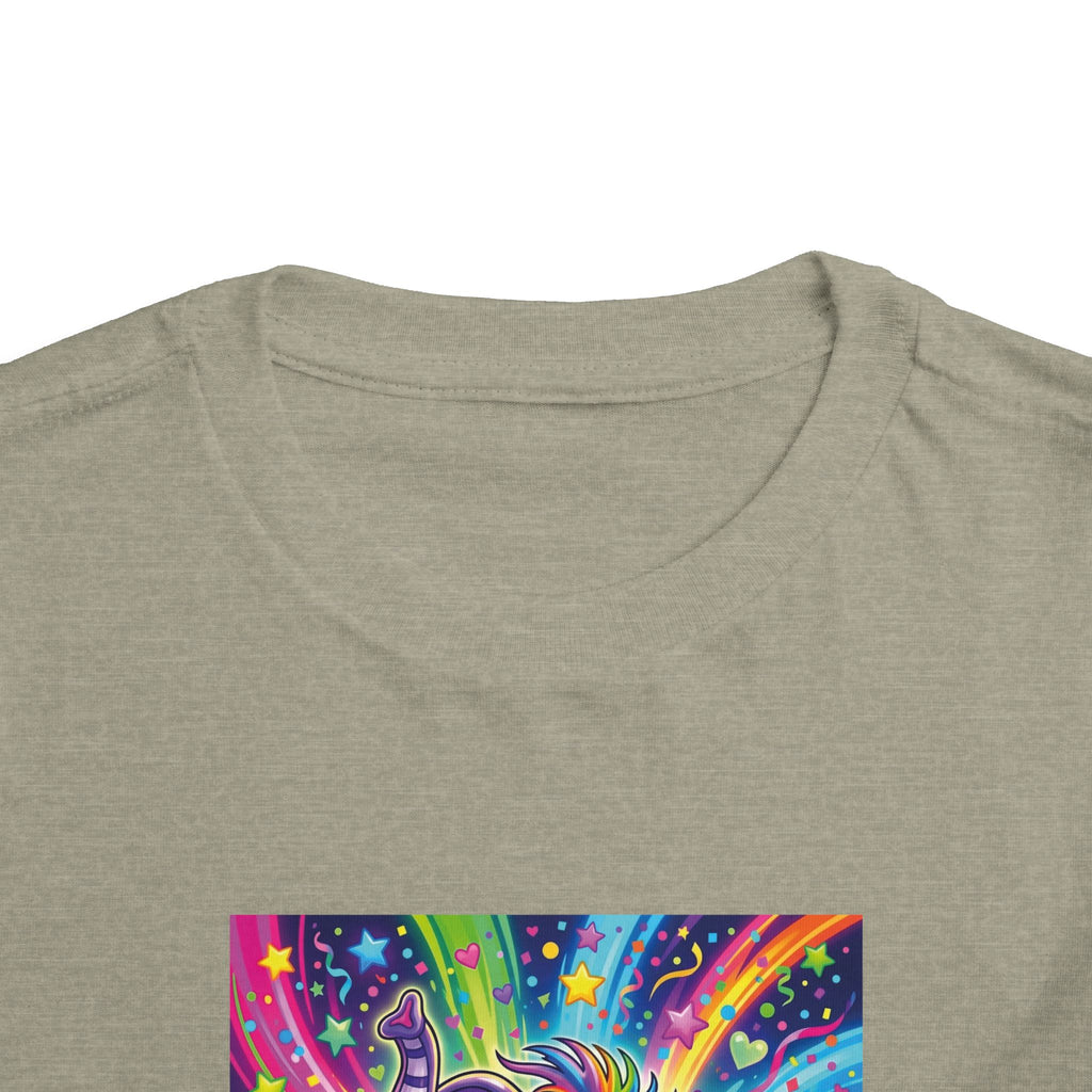 Piklez™ Toddler Short Sleeve Tee – "Born to Celebrate!" Graphic Shirt | Smile Universe Collection