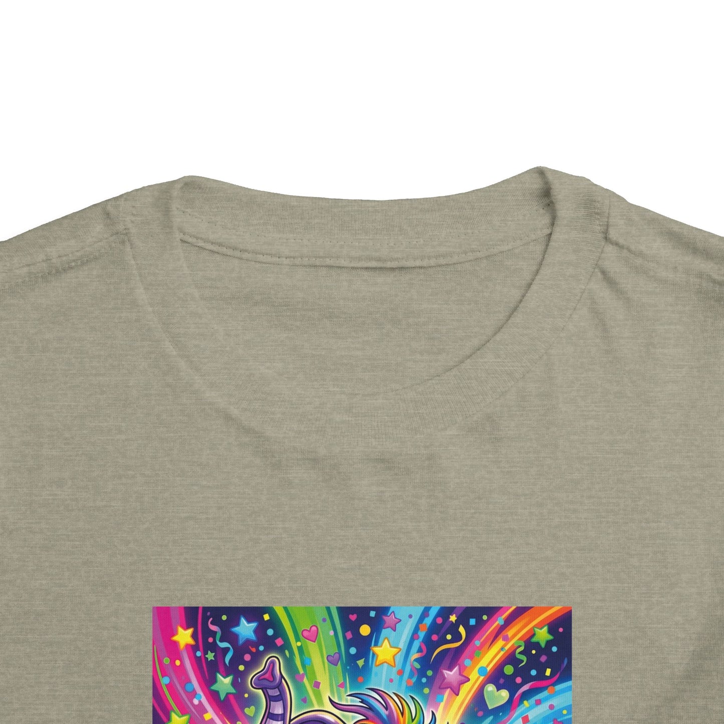 Piklez™ Toddler Short Sleeve Tee – "Born to Celebrate!" Graphic Shirt | Smile Universe Collection
