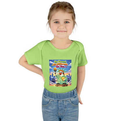 TuBz™ "Be Proud. Be Different. Be You." Infant Bodysuit - Inspirational Baby Onesie