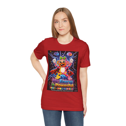 Panz™ Unisex Jersey Short Sleeve Tee For Adult– "My Energy is Powerful" Graphic Tee | Smile Universe Collection