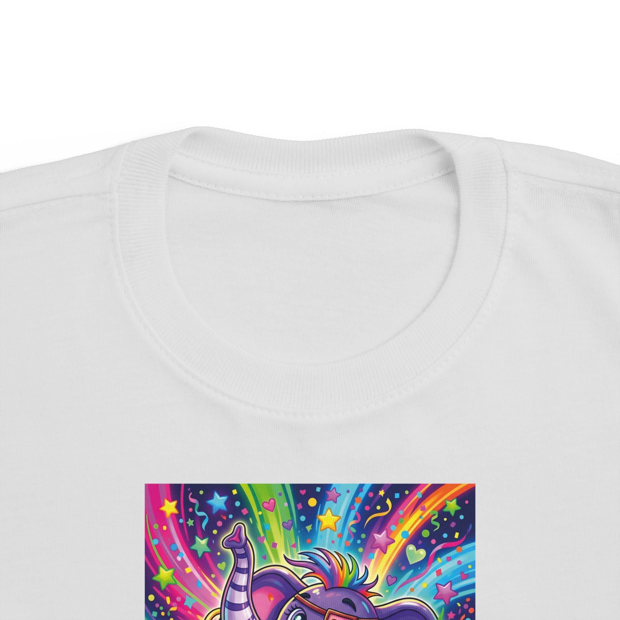 Piklez™ Toddler's Fine Jersey Tee – "Born to Celebrate!" Graphic Shirt | Smile Universe Collection