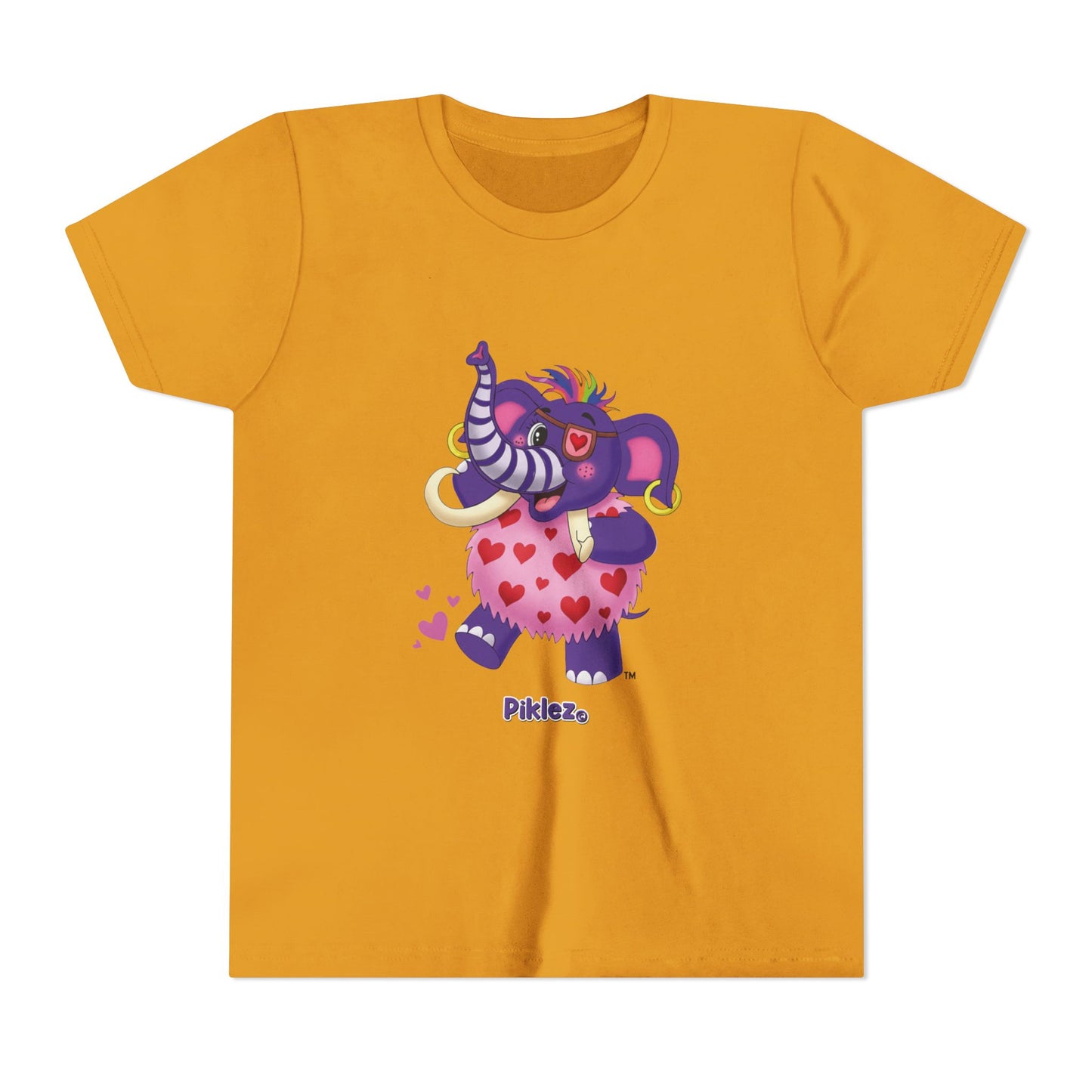 Piklez™ Youth Short Sleeve Tee – "Full of Love!" Graphic Shirt | Smile Universe Collection