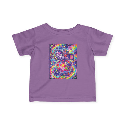 Piklez™ Infant Fine Jersey Tee – "Magic Paint!" Graphic Shirt | Smile Universe Collection