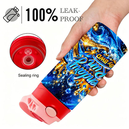 Legendary Run Water Bottle - Blue & Gold Edition