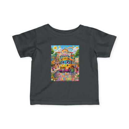 Lani™ Infant Fine Jersey Tee – "Where Being Different is CELEBRATED!" Graphic Shirt