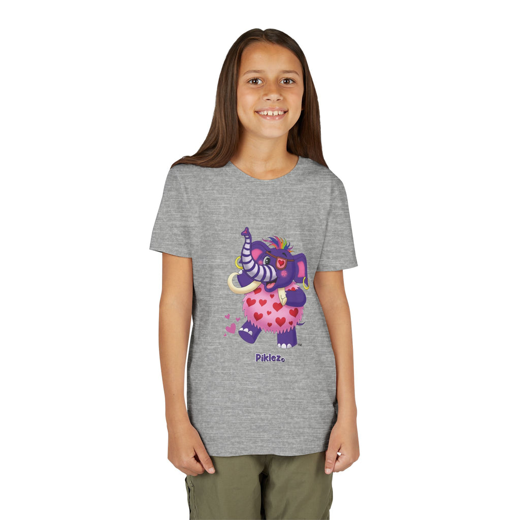Piklez™ Youth Short Sleeve Tee – "Full of Love!" Graphic Shirt | Smile Universe Collection