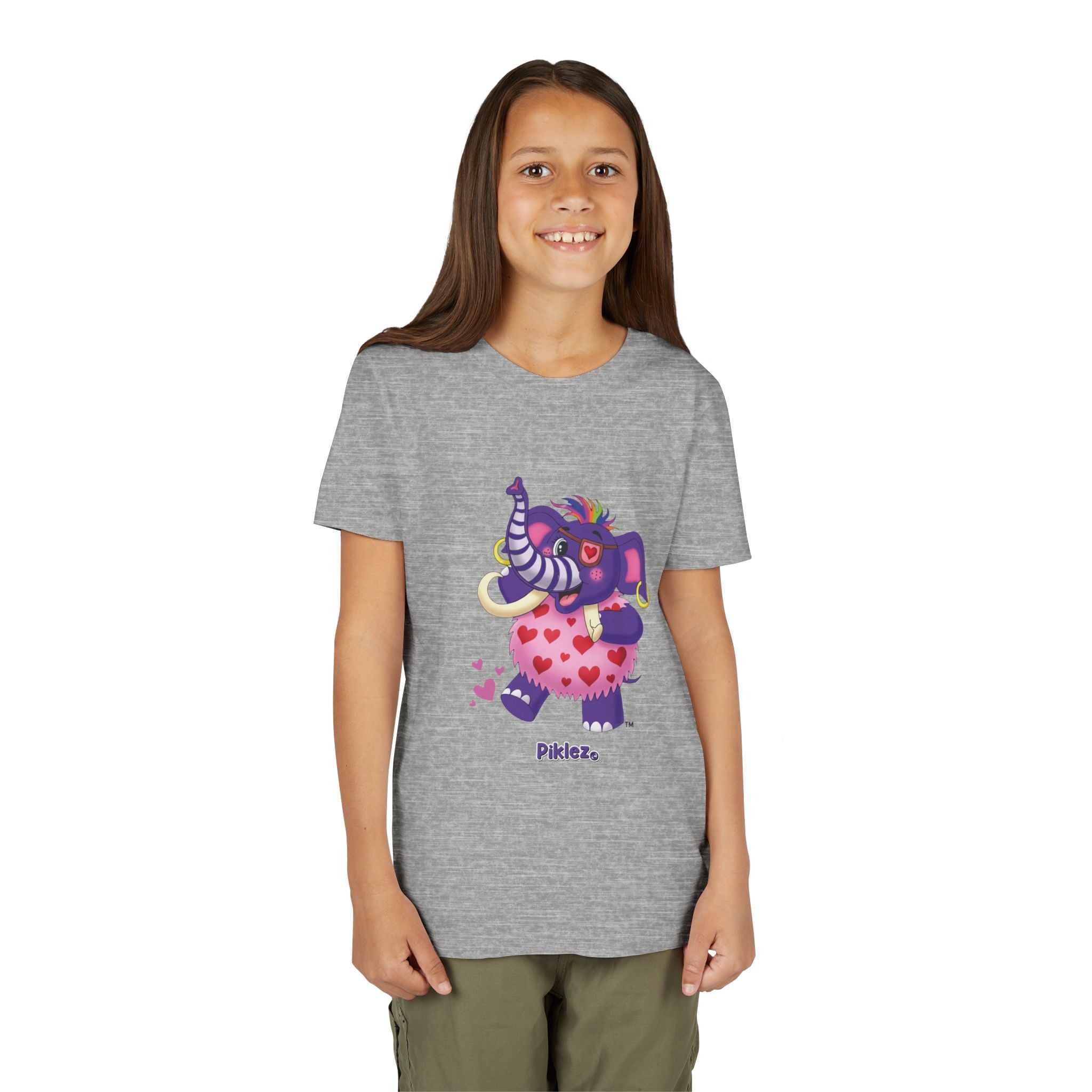 Piklez™ Youth Short Sleeve Tee – "Full of Love!" Graphic Shirt | Smile Universe Collection