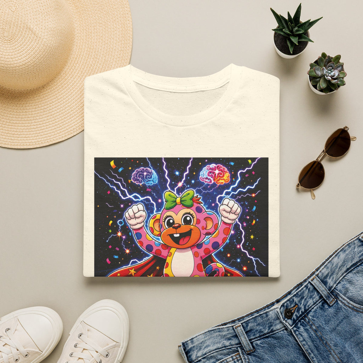 Panz™ Unisex Softstyle T-Shirt  for Adult– "My Energy is Powerful" Graphic Tee | Smile Universe Collection
