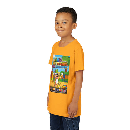 Potz™ Youth Short Sleeve Tee – "My ADHD Means Always Dreaming, Highly Determined" Graphic Tee | Smile Universe Collection