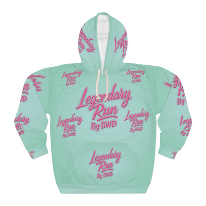 Legendary Run All-Over Print Hoodie — Pullover